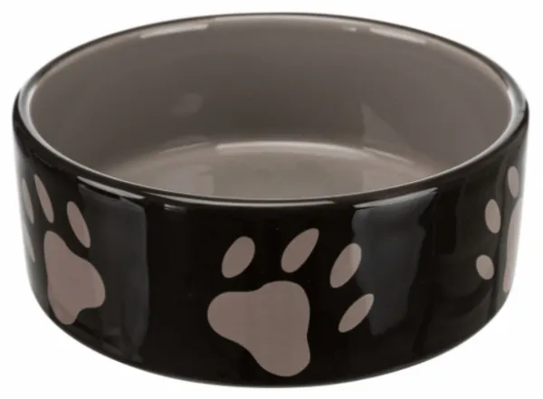 Trixie Ceramic Bowl - Керамична купа за храна и вода за кучета ø12 см. , 300 мл. кафява 
