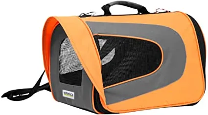 Croci Carrier for Animals Rocket - Транспортна чанта за домашни любимци 46 x 26 x 27 см. - оранжева
