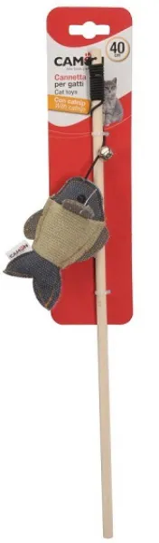 Camon Cat toy with catnip - Fishing rod with fish -Котешка играчка въдица с рибка 40 см. 1
