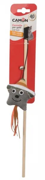 Camon Cat toy with catnip - Fishing rod with star -Котешка играчка въдица със звезда 40 см.