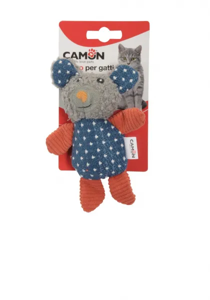 Camon Cat toy with catnip - Big mouse - Забавна котешка играчка- голяма мишка с коча билка 1