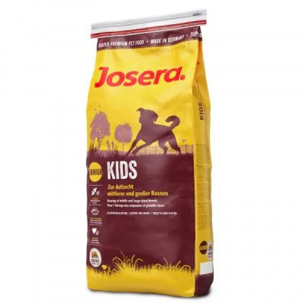 Josera Kids - Пълноценна храна за подрастващи кучета над 2 месеца от средни и едри породи с пилешко месо 900 гр.