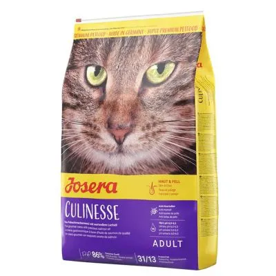 Josera Culinesse - Премиум суха храна за израснали и капризни котки със сьомга 400 гр.