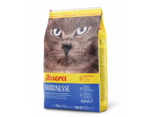 Josera Marinesse - Премиум храна за израснали капризни котки, лесно смилаема ,чувствителни с непоносимост към храни,със сьомга 400 гр.