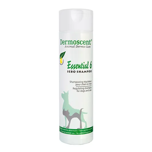 Dermoscent Essential 6® SEBO Shampoo – Шампоан за кучета и котки регулиращ мастната секреция при керато-себорейни нарушения 200 мл.