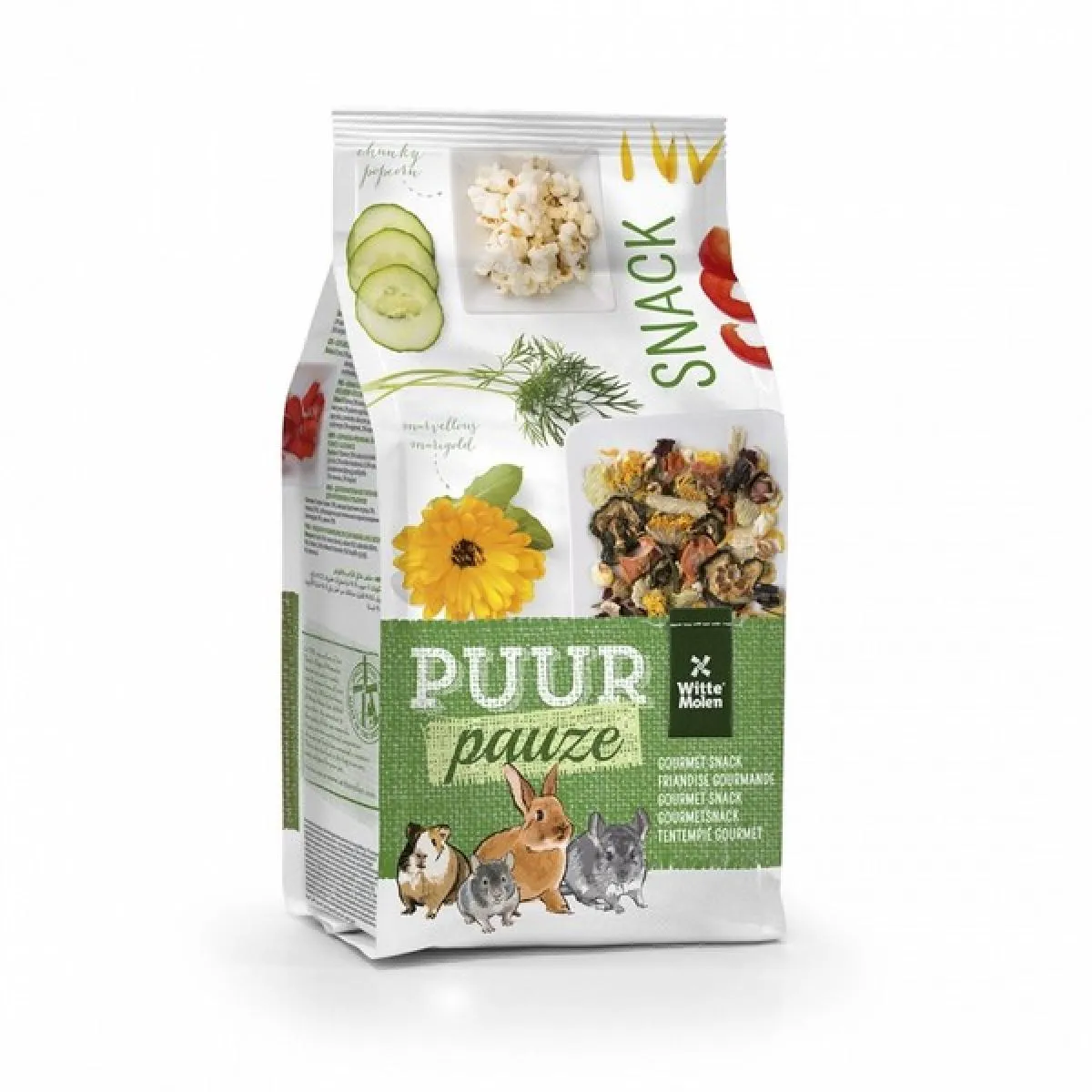 Witte Molen Puur Pauze Snack Muesli -Допълнителна храна за гризачи 7 кг.