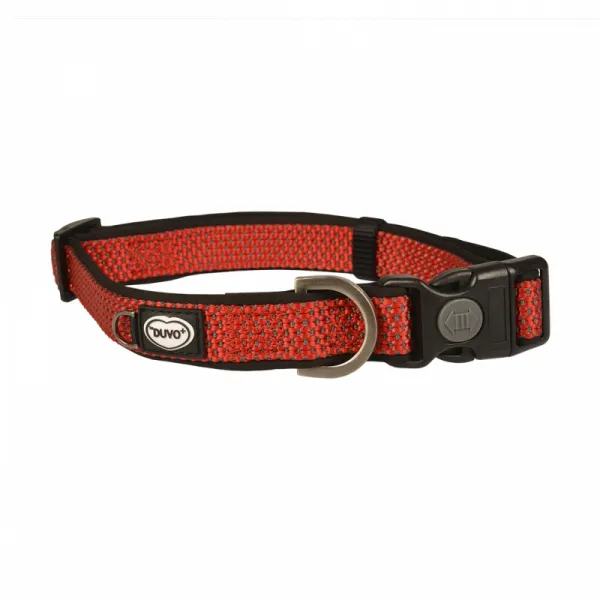 Duvo Plus East Collar Nylon - Регулируем нашийник за кучета 35-55см./20мм. червен