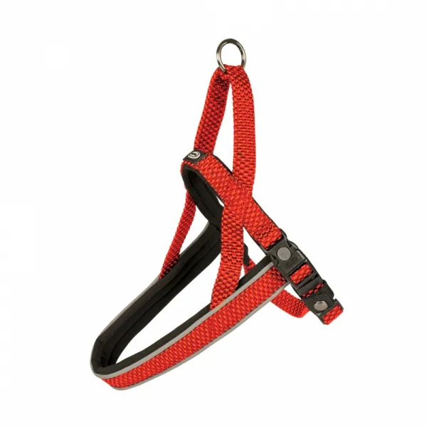 Duvo Plus East Harness Nylon - Регулируем нагръдник за кучета 50-65 см./20 мм. червен