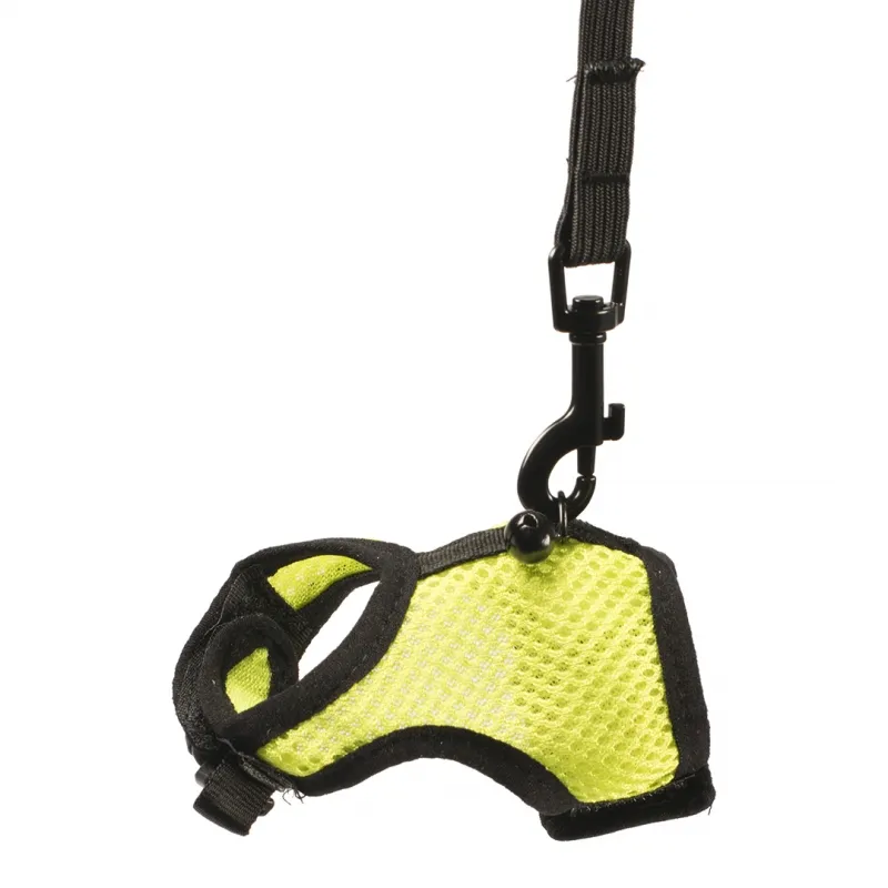 Duvo Plus Animal Walking Vest S - Нагръдник с жилетка, за гризачи и дребни животни , жъло-зелен 2