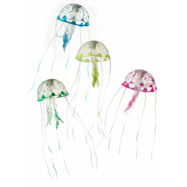 Duvo Plus Jellyfish Color mix - Декор за аквариуми - медузи - 6x6x18 см.