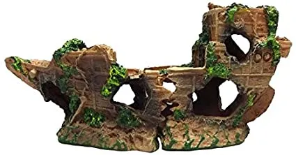 Duvo Plus Aquarium Decoration Wreck - Декорация за аквариуми - кораб , 22,5x7,5x12,5 см.