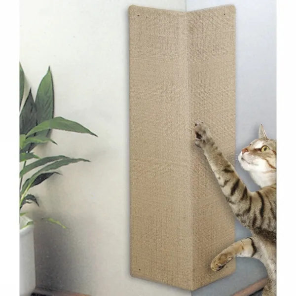 Duvo Plus Sisal Corner Scratching Plank - Ъглова драскалка за котки 52,5x28 см. 1