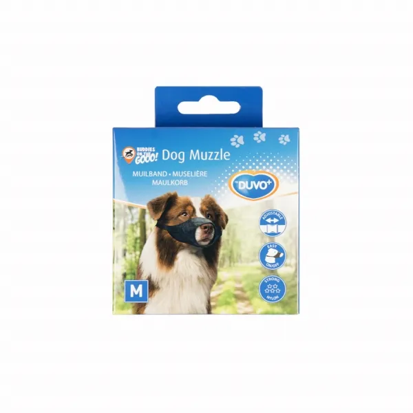 Duvo Plus Safety Dog Muzzle XXL - Регулируем намордник за кучета , 61-83 см. 1
