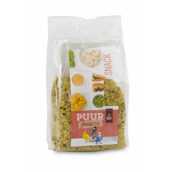 Duvo Plus Witte Molen Puur Pauze Fruit- & Herb Crumble - Допълнителна храна за птици от смлени плодове 200 гр. 1