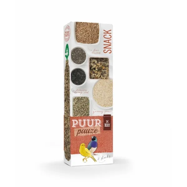 Duvo Plus Witte Molen Puur Pauze Sticks Birds Super Seed - Лакомство крекери със семена за дребни птици 60 гр.