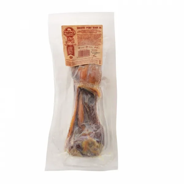 Duvo Plus Serrano Smoked Pork Bone XL - Кучешко лакомство - пушен свински кокал, 2 броя х 600 гр.