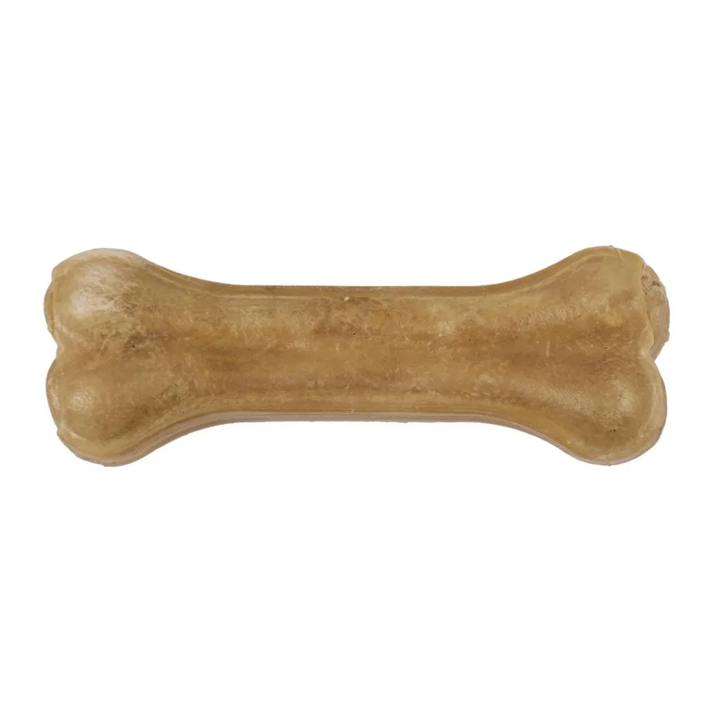 Duvo Plus Bone Rawhide - Кучешко лакомство - кокал от телешка кожа, 8 броя х 10 см. 2