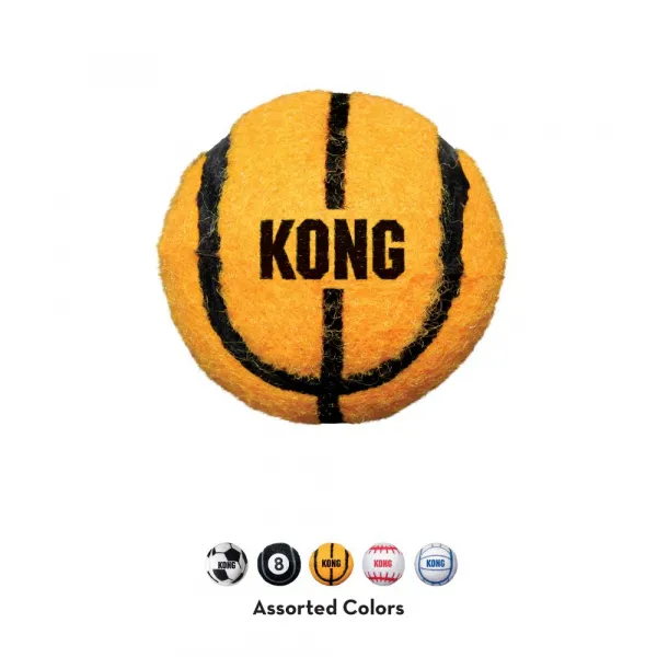 Kong Sport Balls Small - Кучешка играчка - здрави топки за игра , различни цветове 8.5 см. 1