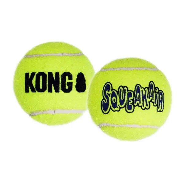 Kong Squeaker Tennis Balls Large - Тенис топки за кучета с пискюл 8 см. 2 броя 1