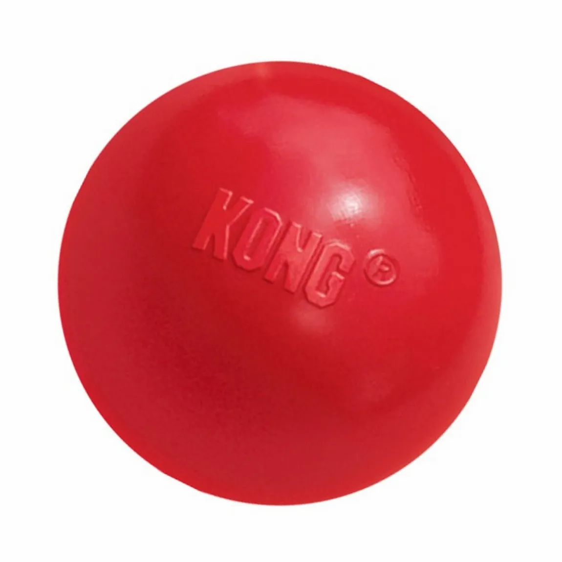 Kong Ball Medium/ Large - Гумена топка за кучета 7 см. червена 2