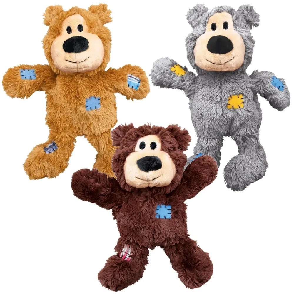 Kong Wild Knots Bears Мedium/Large - Забавна кучешка играчка - плюшен мечок 2