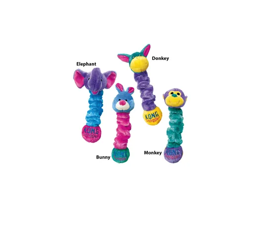 Kong Squiggles Small - Плюшена разтягаща се играчка за кучета - различни модели 2