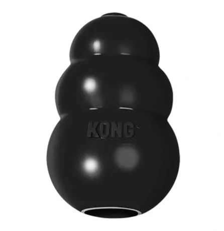 Kong KONG Extreme King XXL - Забавна гумена играчка за дъвчене и носене с дупка за лакомства,за кучета от едри породи 16 см. 1