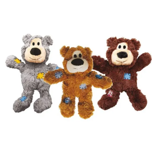 Kong Scrunch Knots Fox XL - Забавна кучешка играчка - плюшен мечок 30 см.