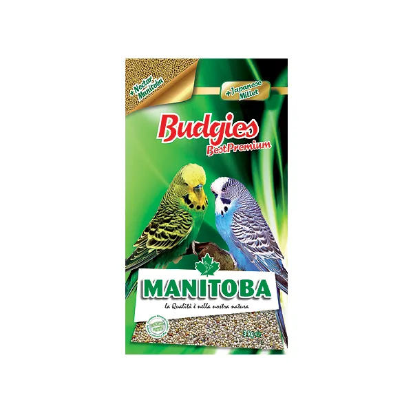Manitoba Budgies Best Premium - Премиум пълноценна храна за вълнисти папагали  1 кг.