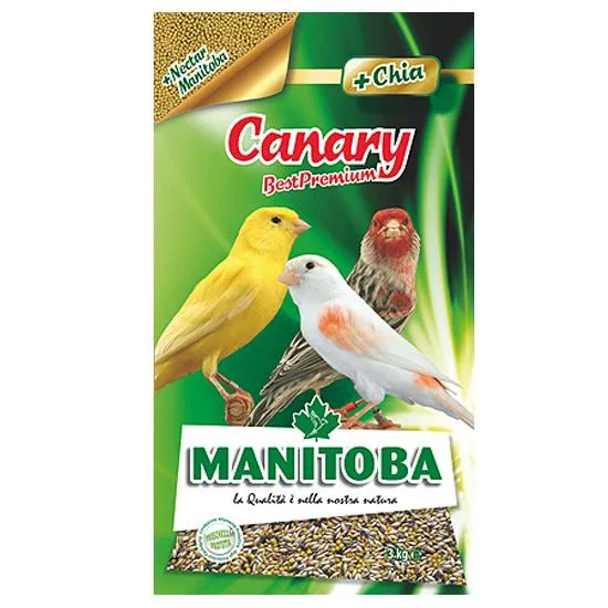 Manitoba Canary Best Premium - Премиум пълноценна храна за канарчета 1 кг.