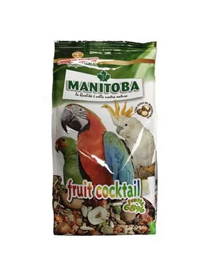 Manitoba Fruit Cocktail - Премиум допълнителна храна за папагали от плодов микс 4 кг.