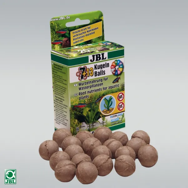 JBL The 7 + 13 Balls - 20 топки тор за корените на аквариумните растения,възстановяват изтощения субстрат 1