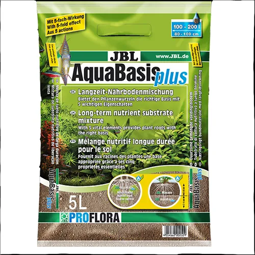 JBL AquaBasis plus - Пълноценен хранителен субстрат за основа на аквариума 5 литра