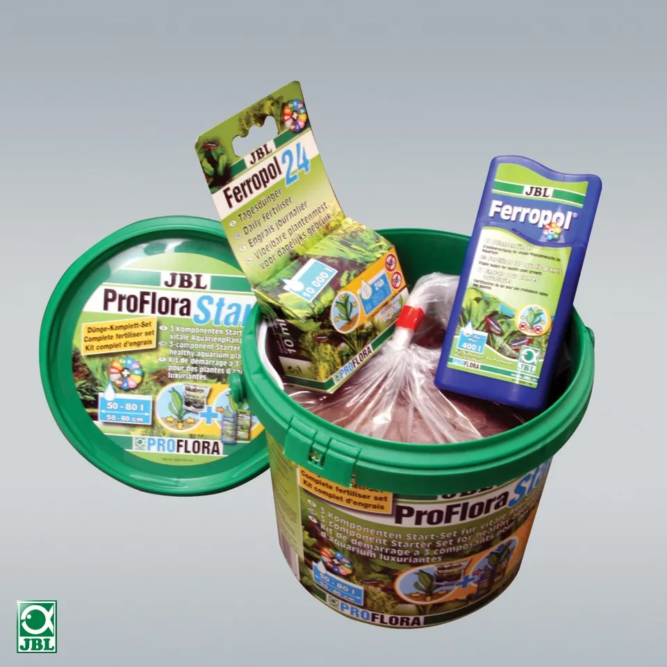 JBL ProFloraStart Set 100 - Пълен комплект от всичките жизнено важни торови компоненти за осигуряване на буен растеж на растенията 3 кг. 2