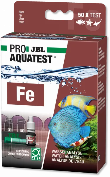 JBL PROAQUATEST Fe Iron- Тест за измерване нивото на желязо във водата , около 50 измервания