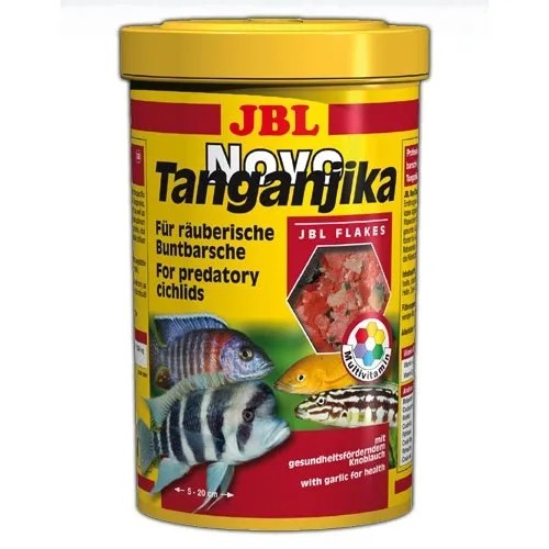 JBL NovoTanganyika – Професионално хранене за хищни цихлиди от езерата Малави и Танганайка 250 мл.