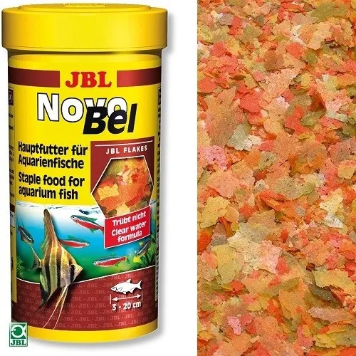 JBL NovoBel –Основна храна за всички декоративни рибки – люспи 250 мл.