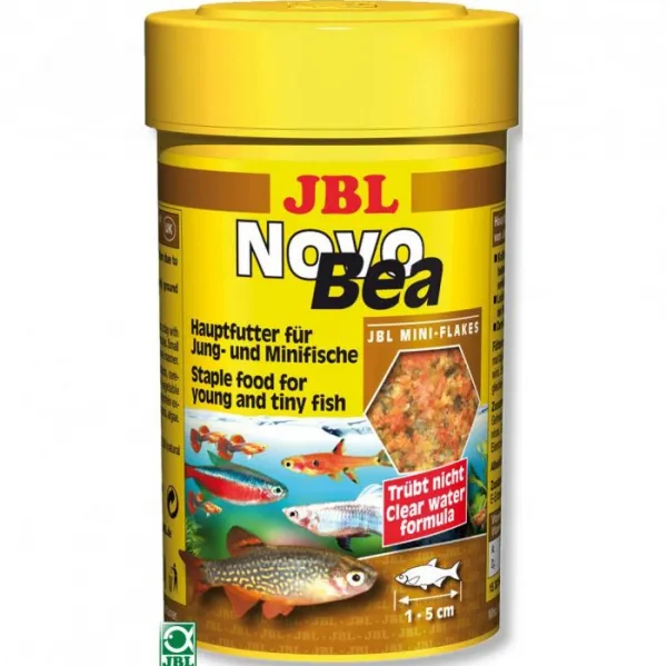 JBL Novobea - Храна за риби Гупи и други малки декоративни рибки - люспи 100 мл. 1
