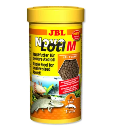 JBL NovoLotl M - Пълноценна храна за малки аксолоти 250 мл.
