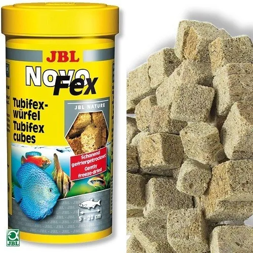JBL NovoFex – Вакуумирана и замразена изсушена храна за риби на кубчета 250 мл.