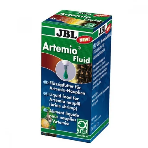 JBL Artemio Fluid – Течна храна за артемия  (морски скариди) 50 мл. 1