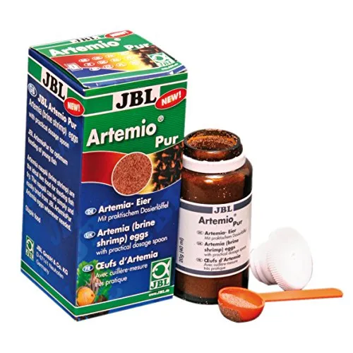 JBL Artemio Pur – Яйца от артемия (ракообразни),храна за новоизлюпени яйца и млади рибки 40 мл./20гр.