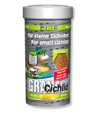 JBL Grana-Cichlid – Храна за месоядни цихлиди /гранули/ 250 мл.
