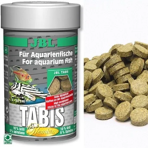JBL Tabis - Премиум храна за риби, на таблетки ,прикрепящи се към стъклото на аквариума , 100 мл.