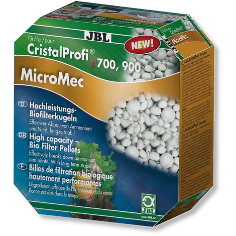 JBL MicroMec Pad CP e 1500/1, е1901 - бели биофилтърни топчета, подобрявaщи почистващата сила на филтъра - с гъба за външен филтър СР е 1500/1, е1901