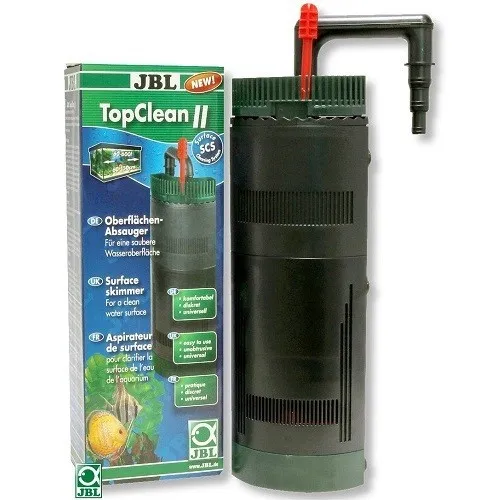 JBL TOPCLEAN II - Скимер за почистване на водната повърхност, прикрепване към JBL CristalProfi и други външни филтри