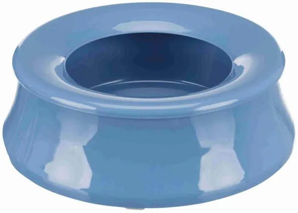 Trixie Plastic splash guard bowl - Пластмасова купа за храна и вода за кучета , с обръч против изсипване, 1.7 литра 1