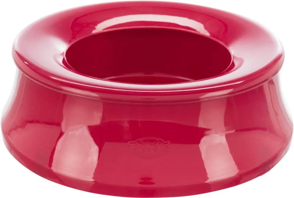 Trixie Plastic splash guard bowl - Пластмасова купа за храна и вода за кучета , с обръч против изсипване, 1.7 литра 2