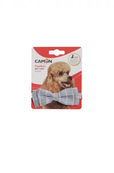 Camon Checkered necktie for dogs - Елегантна папийонка за кучета, 2 цвята 1