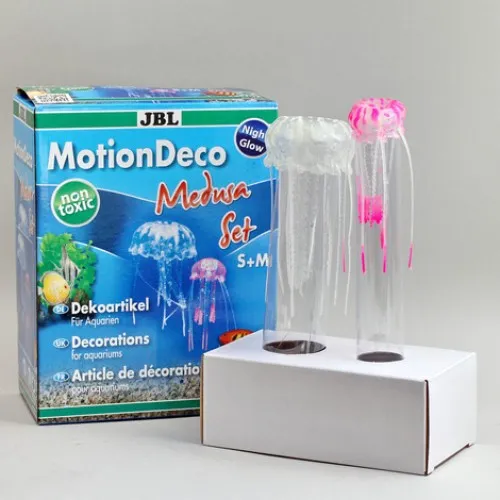 JBL MotionDeco Medusa XL WHITE -Декор за аквариуми , голяма силиконова медуза, бяла 21/10 см. 3